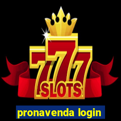 pronavenda login